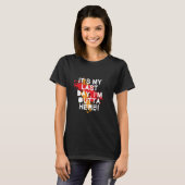 退職する同僚 最終出社日 Tシャツ (正面フル)