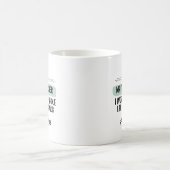 退職する数学教師のための面白いギフト コーヒーマグカップ (中央)