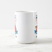 退職する郵便配達員のためのカスタムデザイン コーヒーマグカップ (中央)