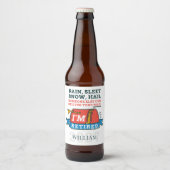 退職する郵便配達員 ビールラベル (正面)