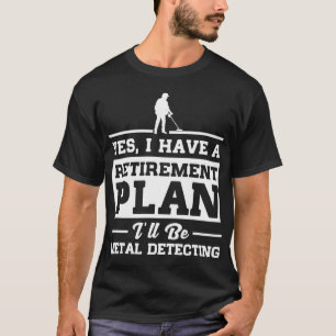 退職に関する諸計画を検出する金属 Tシャツ