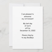 退職のお知らせ、マウンテンカヌー 案内状 (裏面)