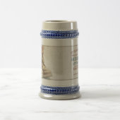 退職のお知らせ 古いブーツ V2.0 ビールジョッキ (中央)