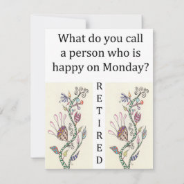 退職のお祝いの招待状 シーズンカード