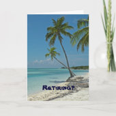 退職のお祝いカード カード (正面)