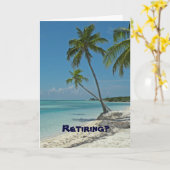 退職のお祝いカード カード (黄色い花)