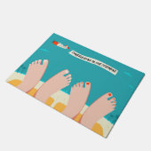 退職のお祝い ドアマット (アングル)