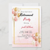 退職のお誘いについて 招待状 (正面)