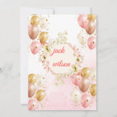 退職のお誘いについて 招待状 (裏面)