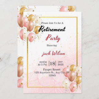 退職のお誘いについて 招待状