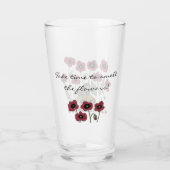 退職のウクライナの民芸のためのケシ タンブラーグラス (裏面)