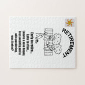 退職のパズル ジグソーパズル (横)