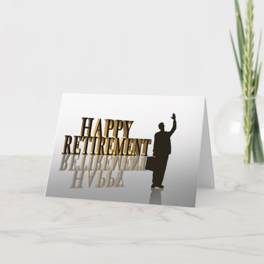 退職のパーティの招待状カード 招待状 (正面)