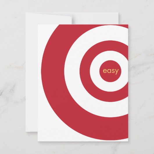 退職のパーティの招待状-容易なターゲットロースト 招待状 (正面)