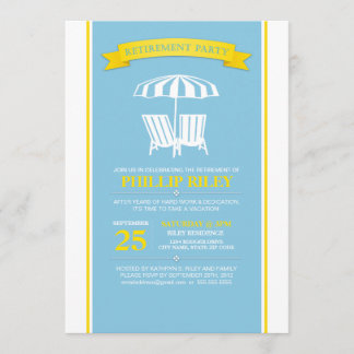 退職のパーティの招待状 招待状