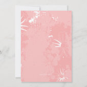 退職のベビーシャワーの写真の招待状の産出 招待状 (裏面)