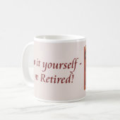 退職のマグ コーヒーマグカップ (正面左)
