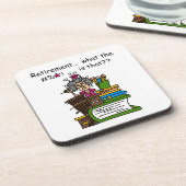 退職のユーモアはである何 コースター (左側)