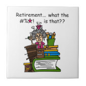 退職のユーモアはである何 タイル (正面)