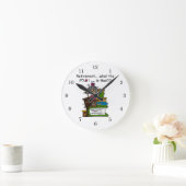 退職のユーモアはである何 ラウンド壁時計 (ホーム)