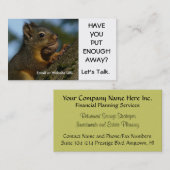 退職の作戦の名刺 名刺 (正面/裏面)