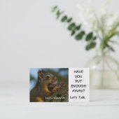 退職の作戦の名刺 名刺 (スタンド正面)