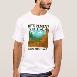 🏞️ 退職の呼び声が聞こえてくる... それは昼寝の誘い Tシャツ