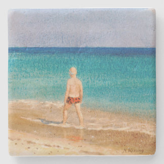 退職の喜び ストーンコースター