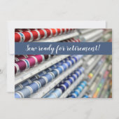 退職の招待状の準備ができた縫って下さい 招待状 (正面)