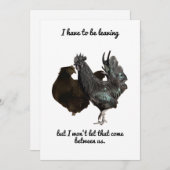 退職の挨拶カードを残さなきゃ 招待状 (正面/裏面)