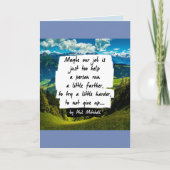 退職の挨拶状 カード (正面)