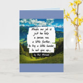 退職の挨拶状 カード (黄色い花)