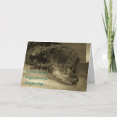 退職の挨拶状 カード (正面)