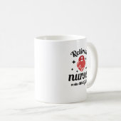 退職の祖母の素晴らしいギフトの退職したなナース コーヒーマグカップ (正面右)