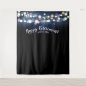 退職の背景、写真小道具、カスタムライト タペストリー (正面)