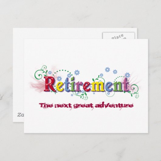 退職の至福 ポストカード (正面/裏面)