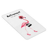 退職は似合う！シックな上品なフラミンゴ マグネット (右側)