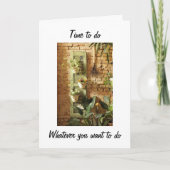 退職は何でもする時だ カード (正面)