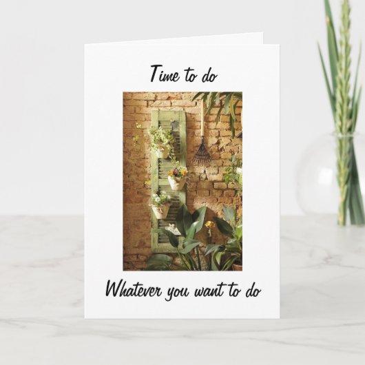 退職は何でもする時だ カード (正面)