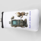 退職までの時間 ゴルフヘッドカバー (正面)