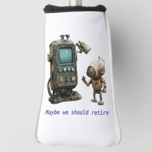 退職までの時間 ゴルフヘッドカバー (回転90)