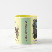 退職までの時間 マグカップ (中央)