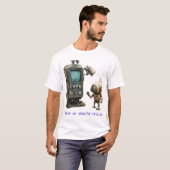 退職までの時間 Tシャツ (正面フル)