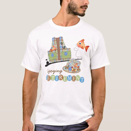 退職を楽しむ - メンズ ベーシック Tシャツ (正面)
