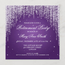 退職エレガントパーティーナイトズルパープル