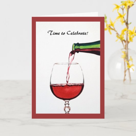 退職カード カード (黄色い花)