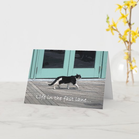 退職カード カード (黄色い花)