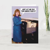 退職カード カード (正面)