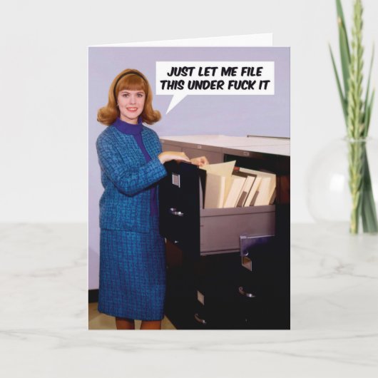 退職カード カード (正面)