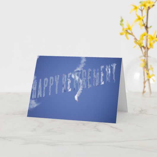 退職カード カード (黄色い花)